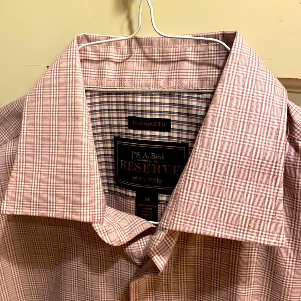 Men’s button down shirt.